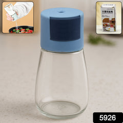 Glass salt shaker with precise dispensing
