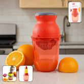 Supermom Juicer with Corn Cutter in use