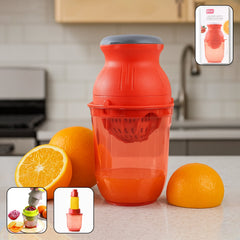 Supermom Juicer with Corn Cutter in use