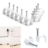 100-piece 6MM cable clip set organizing wires