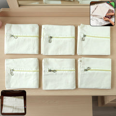 Zip Closure Saree Storage Bag pack of 6