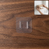 Transparent adhesive wall mount sticker