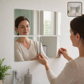 Square mirror wall sticker tiles 4pc