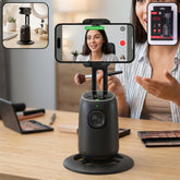 Smart AI auto face tracking mobile holder stand, 360-degree rotation