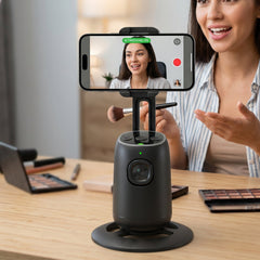 Automatic tracking mobile stand for reels and video creation