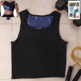 Men’s Slim Fit Sweat Shaper Tank Top front view