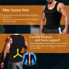 Neoprene shaper vest side view