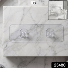 Self adhesive hook clip