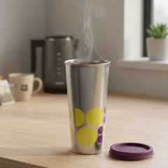 Ergonomic Printed Tumbler for Hot & Cold Drinks