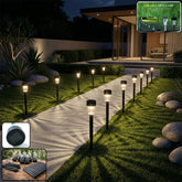 solar powered lawn pathway light set 12 pcs
