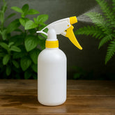 500ml floral printed plastic spray bottle front view