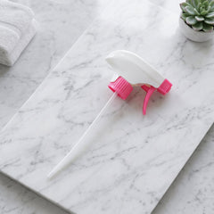 Spray Nozzle Trigger Head Pink Replacement Sprayer for Bottles (1 Pc)