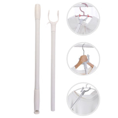 Multi-hook rod for hanging clothes, bags, and accessories