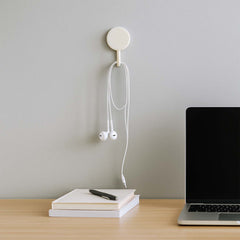 Adhesive hook set arranged on smooth surface