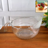 Supermom Multipurpose Transparent Plastic Bowl / Basket with Handle (1 Pc)