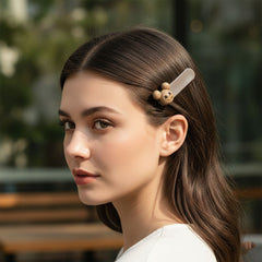 Cute Cartoon Bear Design Premium Fashion Hair Clips (4 Pc)