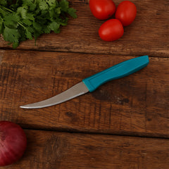 Stainless Steel Tomato Knife with Curved Serrated Edge