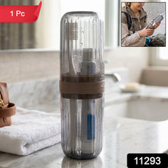 Space saving foldable travel drinking glass for toothbrush holder