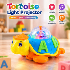 Star projector tortoise toy kids