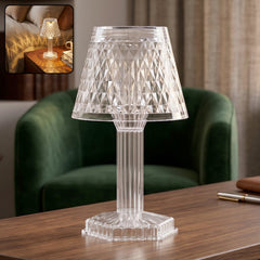 Cup Shape Crystal Table Lamp, Diwali (1 Pc)