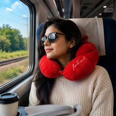 Premium U-Shaped Travel Neck Pillow