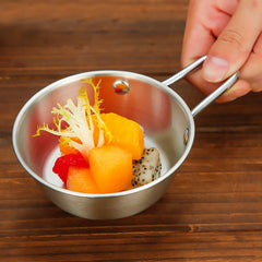 Small tadka pan detail