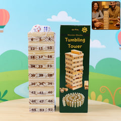 Tumbling Tower Wooden Blocks Game in packaging