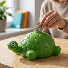 Tortoise design money saving box