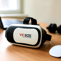 DeoDap VR BOX Virtual Reality 3D Glasses Headset - key feature close-up