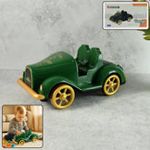 Funwoods friction-powered vintage car toy with golden wheels
