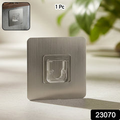 Strong adhesive wall hook attached to surface