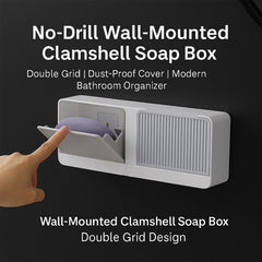 Wall storage box for bathroom essentials