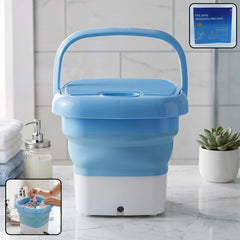 Folding Washing Machine, Mini Portable Washing Machine, Deep Cleaning, Mini Foldable Washing Machine, Suitable For Socks, Underwear, Baby Clothes & Other (1 Pc)