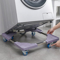 Movable base with wheels