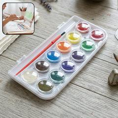 Compact 12 Shade Watercolour Paint Set