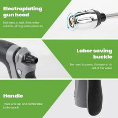 Versatile high pressure water spray gun for vehicle and garden cleaning