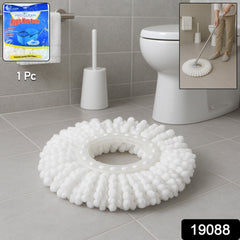 Universal spin mop head replacement compatible with multiple mops