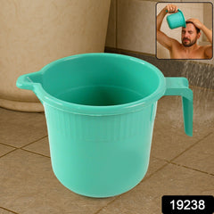 Plastic Bath Mug with comfortable ergonomic handle