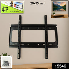 Iron edge LED TV mount frame close-up