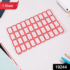 Writable multi-use label stickers