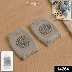 Toddler Woolen Knee Warmers Grey Color