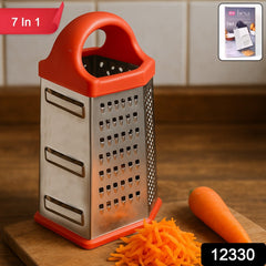 Heavy Duty Stainless Steel Box Grater with Handle