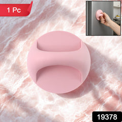 Pink Ergonomic Plastic Handle Grip Close-up
