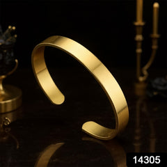 Aurelia Luxe Open Cuff Kada Bracelet