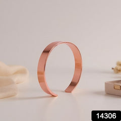Rose Gold Kada Bracelet on Stand