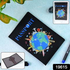 Modern World Map Passport Cover for Travelers