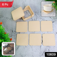 Square Coasters on table