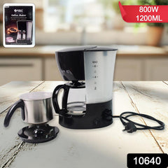 Orbit coffee maker showing 1200ML capacity water reservoir