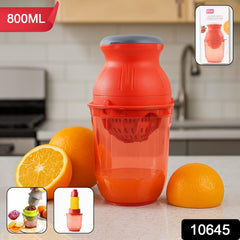 Manual citrus juicer close up