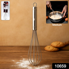 Apex Stainless Steel Hand Whisk in kitchen use